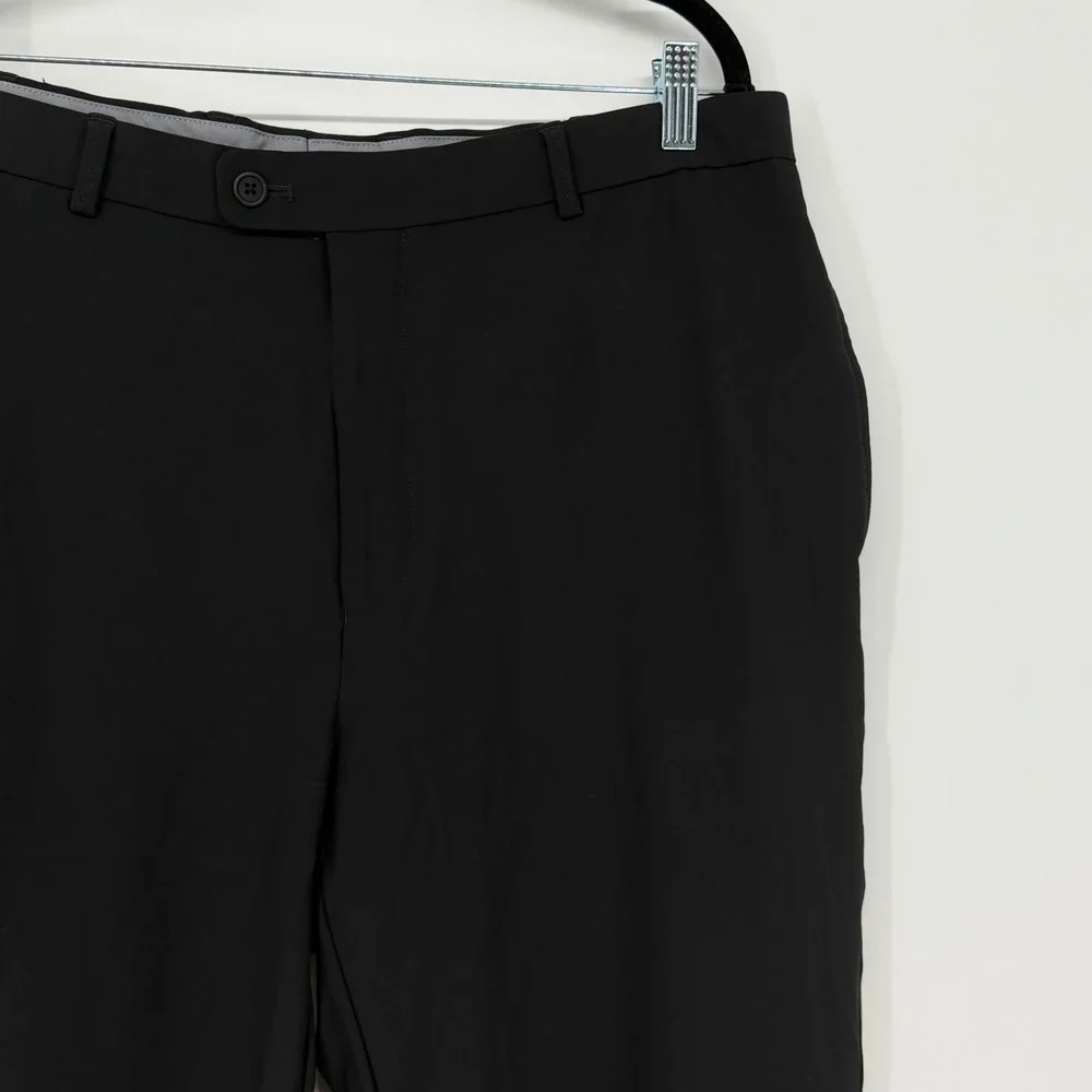 Peter Millar 36‎ Black Shadow Creek Wicking Performance Golf Pants Luxury Tech